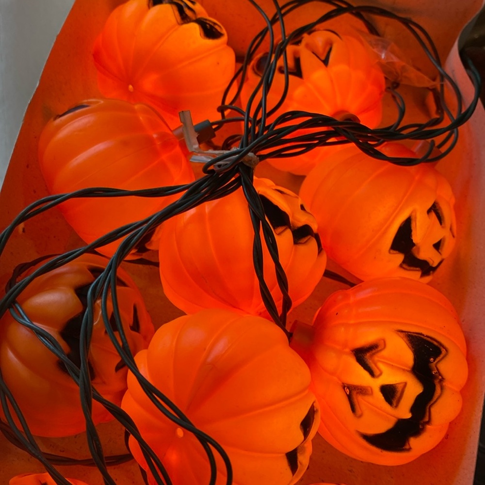 Vintage 1980s Two Boxes Halloween 10-Lite Sets